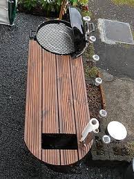 Tisch Fur Weber Grill One Touch 57cm Grosse Arbeitsflache Grilltisch Grillecke Outdoor Kuche