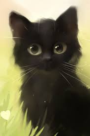 Pin By Suzanne Elizondo On Meowllistrations Black Cat Art Cat Art Print Animal Art