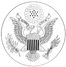President and vp seal coloring pages freeology. Great Seal Of The United States Coloring Page Coloring Home