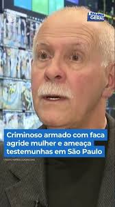 Criminoso armado com faca agride mulher e ameaça testemunhas no metrô #shorts #balançogeral