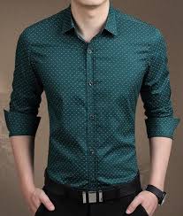 Tiny Letters Print Slimming Shirt Collar Long Sleeve Trendy Cotton Blend Button Down Shirt For Men Mens Shirt Dress Mens Clothing Styles Men Dress