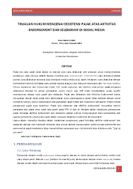 8+ cv dan application letter bussines proposal. Pdf Tinjauan Hukum Mengenai Eksistensi Pajak Atas Aktivitas Endorsement Dan Selebgram Di Sosial Media Iwan Krisnadi Academia Edu
