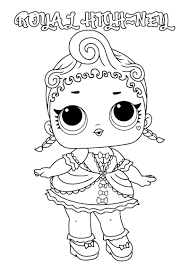 You can color her corset and shoes gold knickers black and hair pink. Lol Surprise Dolls Coloring Pages Print Them For Free All The Series