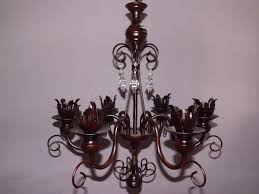 Lustre 6 Bracos Todo Feito Em Ferro Estrada Real Artes R 720 00 Lustre Estrada Real Luminarias De Teto