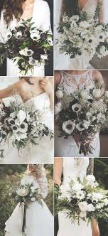 Black And Green Wedding Ideas Green Black And White Wedding Bouquets White Wedding Theme White Wedding Flowers Black And White Wedding Theme