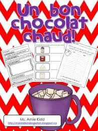 Un Bon Chocolat Chaud Primary French Activities Vocabulary Word Walls French Activities Procedural Writing