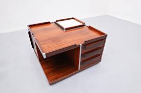 Simpli home owen square coffee table storage ottoman in ebony. Italian Square Storage Coffee Table For Sale At Pamono