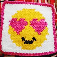 Emoji Lif Modelleri Orgu Tig Isleri Tig Isi Sablonu