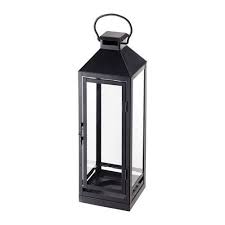 Lagrad Lantern For Candle Indoor Outdoor Black Ikea Candle Lanterns Ikea Lanterns Block Candles