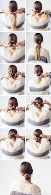 Step By Step Messy Bun Passions For Fashion Hair Styles Long Hair Styles Low Bun Hairstyles