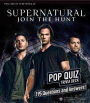 Only true fans will be able to answer all 50 halloween trivia questions correctly. Supernatural Pop Quiz Trivia Deck Chip Carter 9781683837350