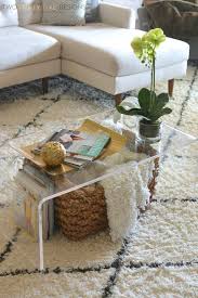 Melbourne artist emma currie also got her table — which bears an uncanny resemblance to this one from cb2 — used, and intended to only keep it as. Lucite Coffee Table Styling Two Thirty Five Designs Acrylic Coffee Table Clear Coffee Table Perfect Coffee Table