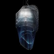 Aria Edition M Ultramarine Suspension By Zaha Hadid Shop Slamp Online At Artemest Boutique Hotels Interiors Lamp Lighting