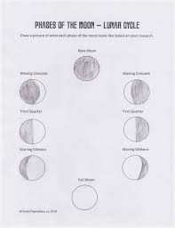 Moon Phases Worksheet Free Printable Moon Phases Worksheets Moon Phases Activities
