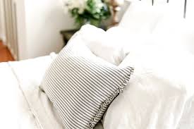 However they are primarily used for extra lumbar support. Simple Ticking Lumbar Pillow With Ruffles She Holds Dearly