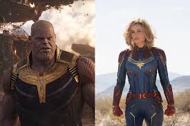 Halfway through most marvel movies i don't often find myself dreaming up some other brie larson, jude law, annette bening, samuel l. How Will Captain Marvel Beat Thanos Her Movie Offers A Huge Clue