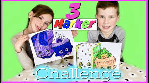 Pretty princess drawing at getdrawings com free for personal use. 3 Marker Challenge Kids Coloring Pages Youtube