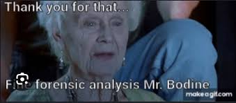 Wow that's is some fine forensic analysis