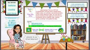 Teachers Are Creating Virtual Bitmoji Classrooms Cute And Helpful Too In 2020 Virtual Classrooms Digital Classroom Classroom Banner