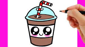 You will be drawing two kawaii animals, a dog and cat which means you will be doing double the work. How To Draw A Cute Milk Shake Easy Step By Step Kawaii Drawings Youtube