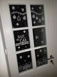Machen sie sich und anderen eine freude und verschönern sie ihre fenster mit dem kreidestift! Weihnachtliche Fensterbilder Mit Kreidestift