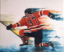 Find your perfect hd wallpaper for your phone, desktop, website or more! Connor Mcdavid Painting By Me Hockey