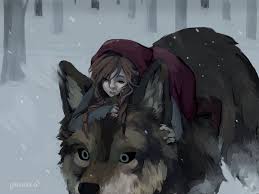 Red Riding Hood And The Big Bad Wolf By Miiukka Red Riding Hood Art Red Riding Hood Wolf Art