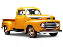 Image result for Chrome Yellow 1950 Ford Truck