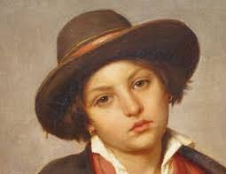 Alexandre Robert, Jeune montreur de singe italien