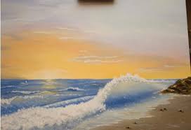 Dipingere Il Mare Con Nave Al Tramonto Tramonti Dipingere Pittura
