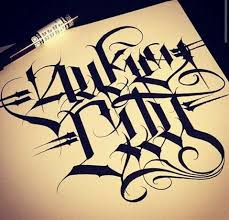 Only 150 days left until july 12 duke city tattoo fiesta begins! Duke City Graffiti Lettering Tattoo Script Lettering