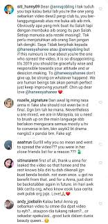 Berketinggian 168 sentimeter dan mempunyai berat badan 54 kilogram. Ernisha Dakwa Ada Pengkhianat Anna Jobling Diserang Netizen