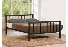 Collection only used and has a fair few chips on the bed frame as shown in pictures. Time Living 4ft Small Double Black Metro Metal Bed Beds From Beds 4 Less Uk