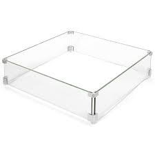 These windscreens rest on your fire pit table top and are easily removed and cleaned! Barton Table Wind Guard Tempered Glass Fire Pit Flame Guard Glass Reviews Wayfair