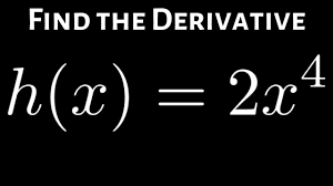 Derivative Of A Constant Times A Function Of X Example With 2x 4 In 2020 Math Videos Derivative How To Become