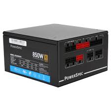 Most pcs can get away with a 500w psu, especially if you're running an amd ryzen 7 or. Powerspec 850 Watt 80 Plus Gold Atx Fully Modular Power Supply Micro Center