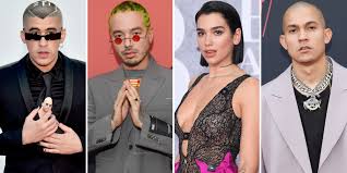 Bad bunny loves his girlfriend, gabriela berlingeri, but the two haven't taken their relationship to the next level yet — despite some recent speculation that they've tied the knot. Dua Lipa J Balvin Bad Bunny Tainy Drop Music Vid For Un Dia