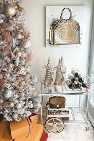 Louis vuitton christmas ornaments set of 8. Christmas Bar Cart Decor Styledjen