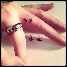 Http Tattoomagz Com Birds Tattoos Stick And Poke Bird Tattoo Small Finger Tattoos Finger Tattoos Wrist Tattoos For Guys