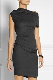Helmut Lang Sonar Asymmetric Wool Dress Net A Porter Com Fashion Little Black Dress Victoria Beckham Black Dress