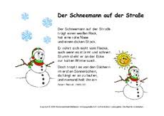 Zwei der berühmtesten aller berühmten. Wintergedicht In Der Grundschule Grundschulmaterial De