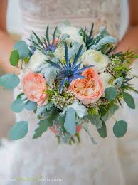 Zoo knoxville offers a unique, exotic and elegant venue for your ceremony, reception. Bridal Bouquet Blue Ivory Peach Sage Romantic Wedding Flowers Bride Flowers Southern Wed Blumenstrauss Hochzeit Brautstrauss Weiss Hochzeitsblumen