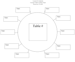 18 free wedding seating list templates ms office documents