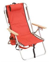 5 Position Backpack Chair With Cooler Red Folding Beach Chair Backpacking Chair Beach Chairs