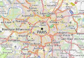 Map of paris area hotels: Michelin Landkarte Paris Stadtplan Paris Viamichelin