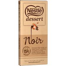 Nestle Dessert Tablette Chocolat Noir 205g