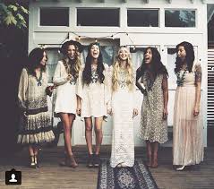 45 Boho Chic Bridesmaids Gowns That Inspire Bridesmaid Dresses Boho Bohemian Bridesmaid Dress Boho Bridesmaid