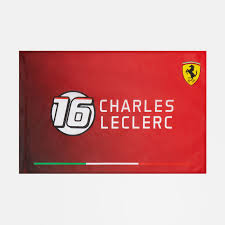 Mercedes' world champion lewis hamilton will start. Charles Leclerc 16 Flagge Scuderia Ferrari Fuel For Fans