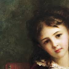 Antoine Auguste Ernest Hebert,Retrato de Catherine du Bouchage,grabados de  arte,Arte vintage,arte mural de lienzo,grabados de arte famosos,V2251