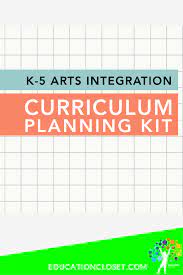 K 5 Arts Integration Curriculum Planning Kit Educationcloset Curriculum Planning Arts Integration Curriculum